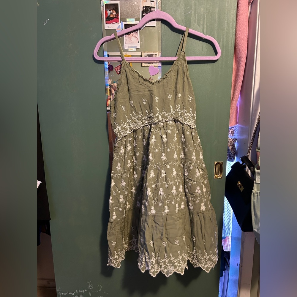 Jessica Simpson Olive Green Dress